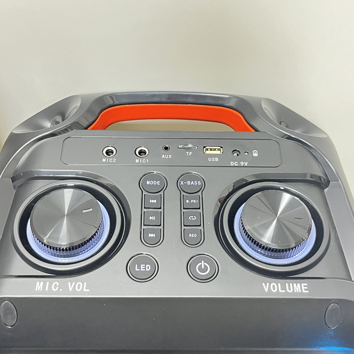 Ηχείο Bluetooth Karaoke 8" 40W με RGB LED & Ασύρματο Μικρόφωνο DPUS SZ-S8 - Image 2