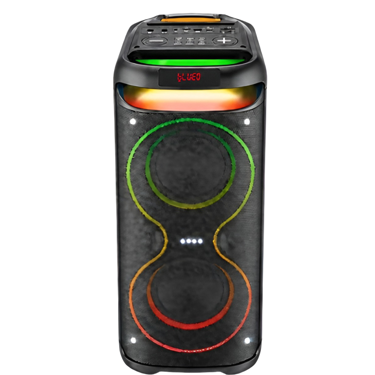 Ηχείο Bluetooth Karaoke με 2 Ηχεία 6,5" 40W, RGB LED & Ασύρματο Μικρόφωνο DPUS SZ-S6