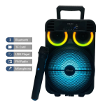 Ηχείο Bluetooth Karaoke με Ασύρματο Μικρόφωνο, FM και USB KBroad KTS-2161 - Image 2