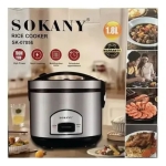 Ηλεκτρικός Βραστήρας Ρυζιού SOKANY SK-07056 Χωρητικότητας 1,8L 700W με Καπάκι