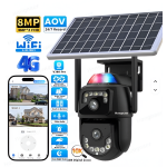 Ηλιακή Κάμερα Ασφαλείας 4G με Διπλό Φακό 8MP, Ανίχνευση Κίνησης AI & Νυχτερινή Όραση QDH-121 - Image 4
