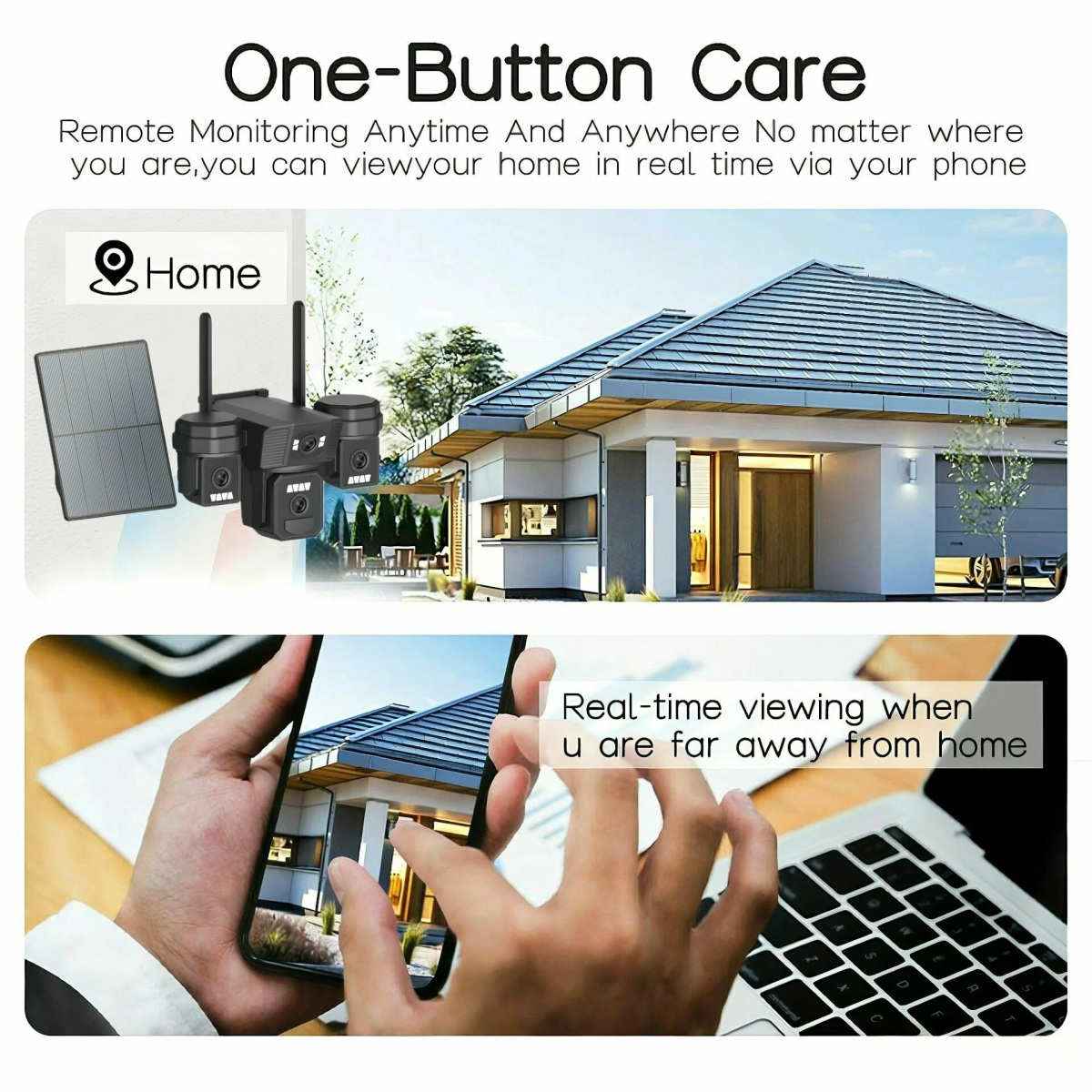 Ηλιακή Κάμερα Ασφαλείας 6MP με 3 Φακούς, WiFi/4G, PTZ και Νυχτερινή Λήψη V302-4G - Image 10