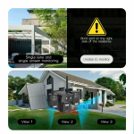 Ηλιακή Κάμερα Ασφαλείας 6MP με 3 Φακούς, WiFi/4G, PTZ και Νυχτερινή Λήψη V302-4G - Image 13