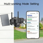 Ηλιακή Κάμερα Ασφαλείας 6MP με 3 Φακούς, WiFi/4G, PTZ και Νυχτερινή Λήψη V302-4G - Image 3