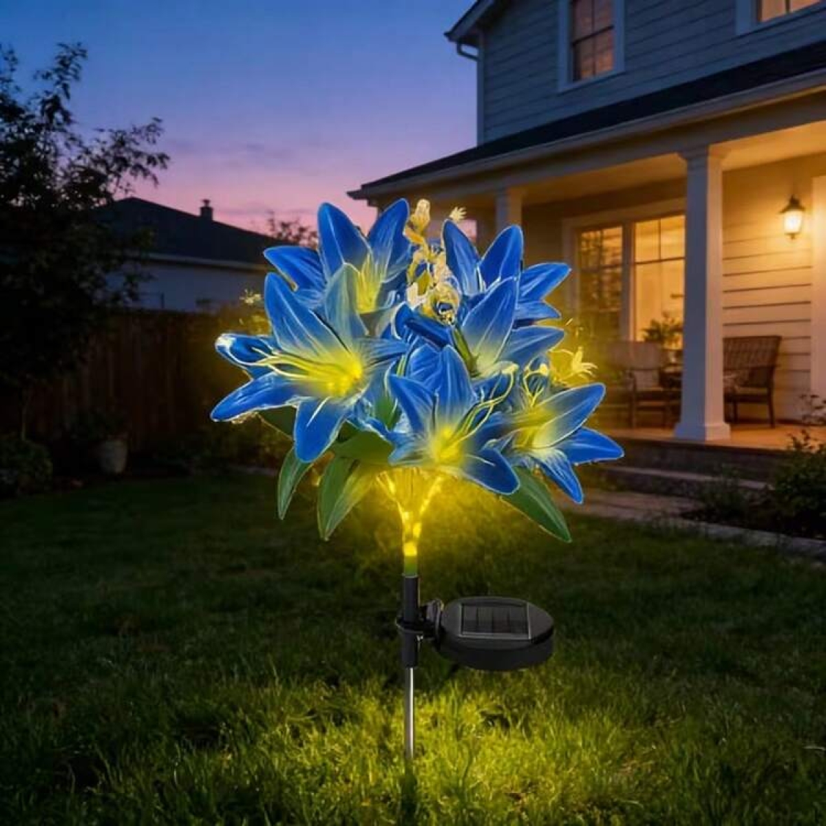 Ηλιακό Φωτιστικό Κήπου LED Καρφωτό Λίλιουμ FD4291