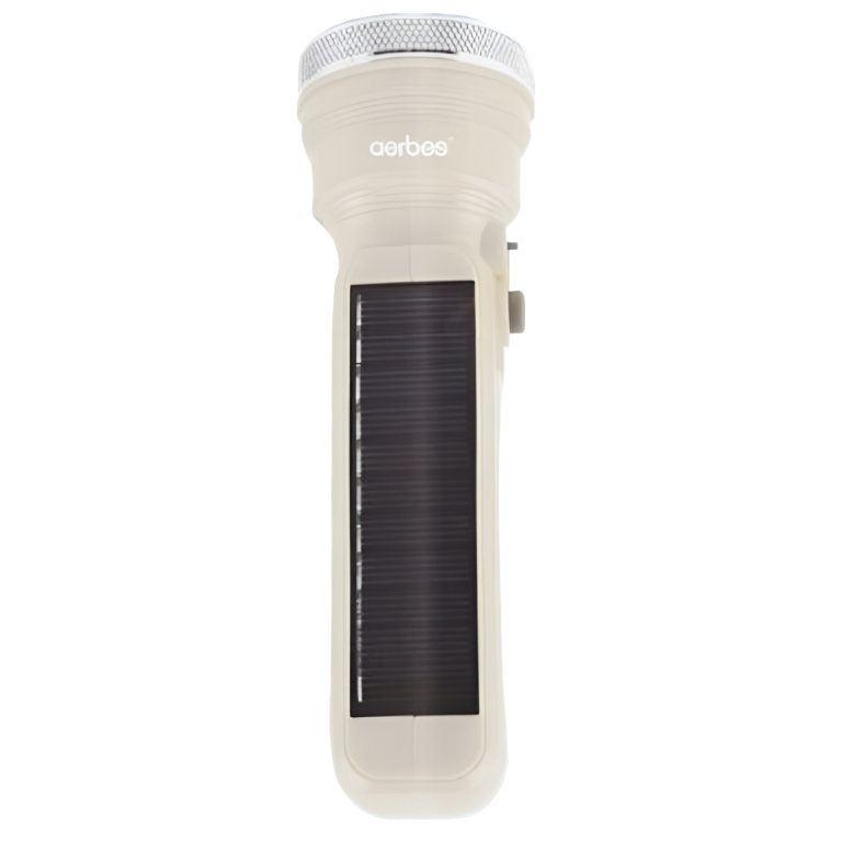 Ηλιακός Φακός LED Επαναφορτιζόμενος 1200mAh Aerbes AB-SD120