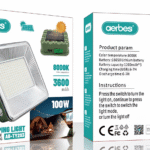 Ηλιακός Προβολέας LED 100W Επαναφορτιζόμενος Aerbes AB-TY293