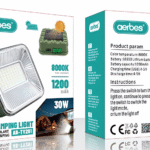 Ηλιακός Προβολέας LED 30W Επαναφορτιζόμενος 1200mAh Aerbes AB-TY291