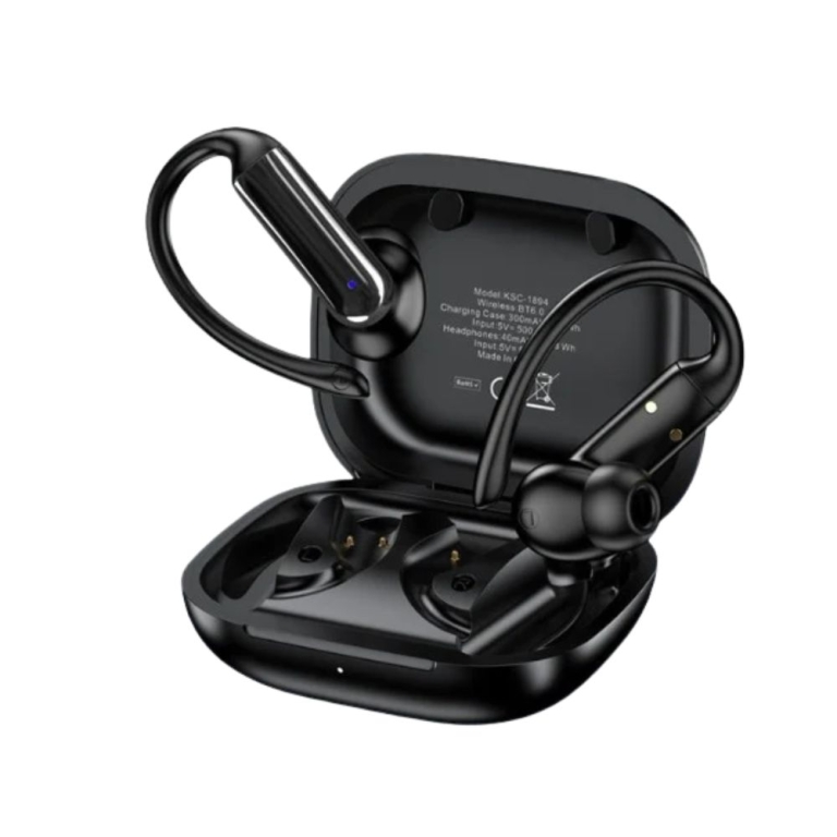 KAKUSIGA KSC-1894 Ασύρματα Ακουστικά OWS Bluetooth 6.0 με Θήκη Φόρτισης