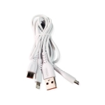 Καλώδιο Φόρτισης 3 σε 1 USB-C, Micro USB, Lightning 3.1A 1,2m Λευκό TREQA CA-868 - Image 3