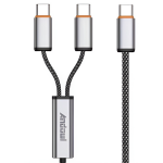 Καλώδιο Φόρτισης 3 σε 1 USB Type-C 100W 1m Andowl Q-SJ98