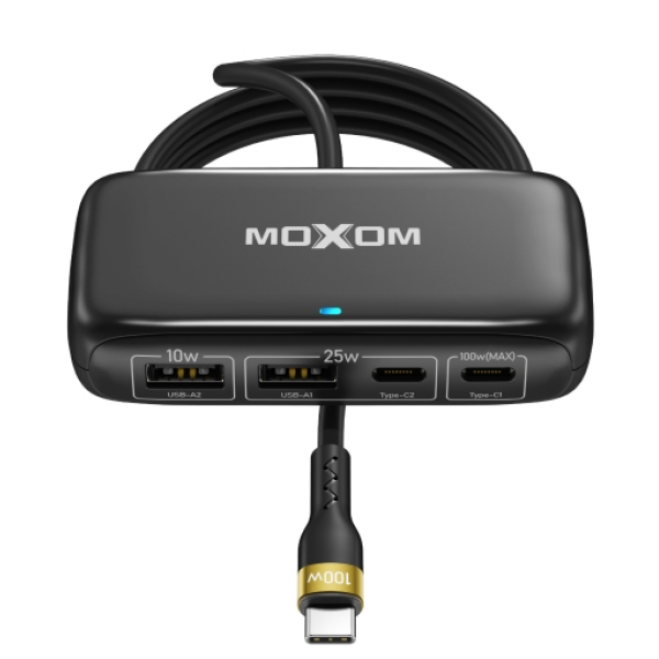 Καλώδιο Φόρτισης 4 σε 1 PD 100W με 2 USB-C & 2 USB-A Mοxom LX-CB879