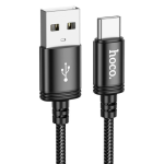 Καλώδιο Φόρτισης και Μεταφοράς Δεδομένων USB-A σε USB-C 3m 3A 60W Hoco X91 - Image 2