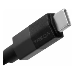 Καλώδιο Φόρτισης και Μεταφοράς Δεδομένων USB-C σε USB-C 66W 1m Μαύρο TREQA CA-8975 - Image 3