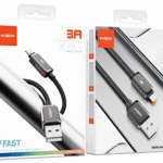 Καλώδιο Φόρτισης USB-A σε Lightning 3A με Φωτισμό LED Mοxom MX-CB378