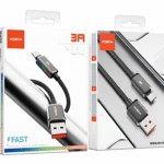 Καλώδιο Φόρτισης USB-A σε USB-C 3A με Φωτισμό LED Mοxom MX-CB378