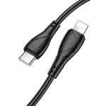 Καλώδιο Φόρτισης USB-C σε Lightning PD 27W 3A 1m Μαύρο Borofone BX121 Energy