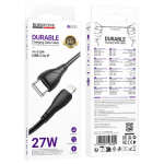 Καλώδιο Φόρτισης USB-C σε Lightning PD 27W 3A 1m Μαύρο Borofone BX121 Energy - Image 2