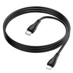 Καλώδιο Φόρτισης USB-C σε Lightning PD 27W 3A 1m Μαύρο Borofone BX121 Energy - Image 4