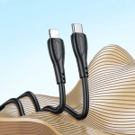 Καλώδιο Φόρτισης USB-C σε Lightning PD 27W 3A 1m Μαύρο Borofone BX121 Energy - Image 3