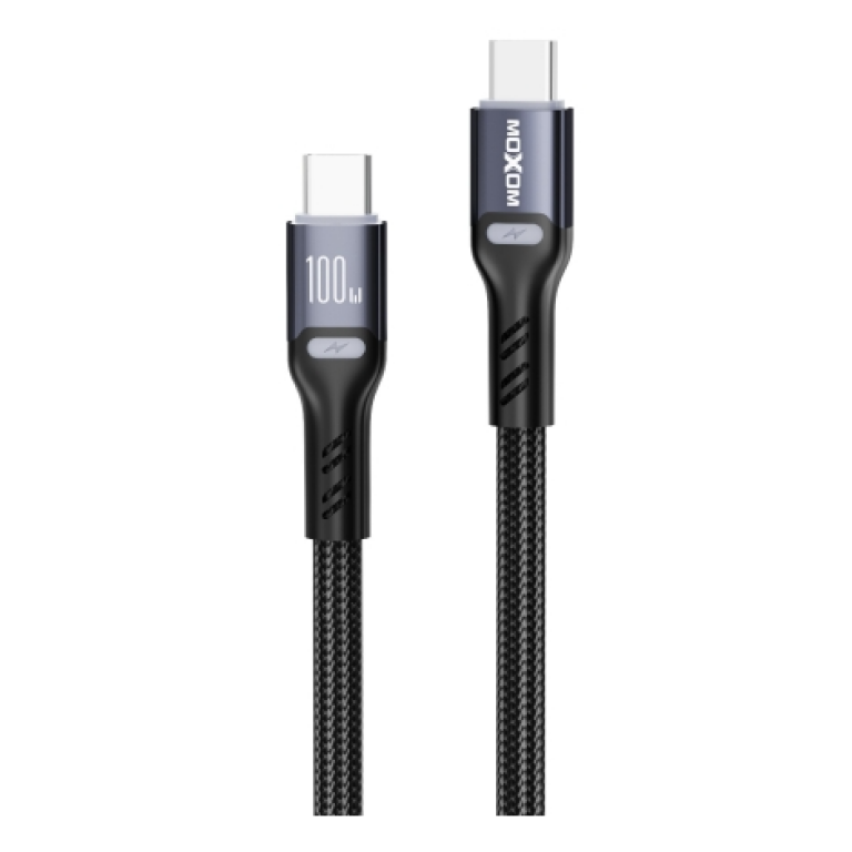Καλώδιο Φόρτισης USB-C σε USB-C 100W Fast Charging 1m Moxom MX-CB403