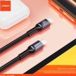 Καλώδιο Φόρτισης USB-C σε USB-C 100W Fast Charging 1m Moxom MX-CB403 - Image 4