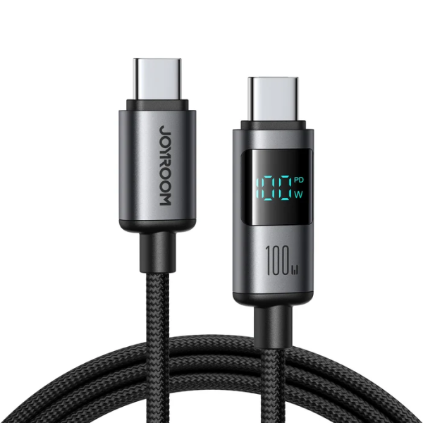 Καλώδιο Φόρτισης USB-C σε USB-C 100W με Ψηφιακή Ένδειξη 2m Joyroom S-A16 Pro