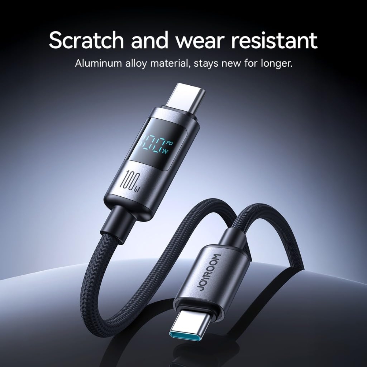 Καλώδιο Φόρτισης USB-C σε USB-C 100W με Ψηφιακή Ένδειξη 2m Joyroom S-A16 Pro - Image 6