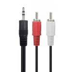 Καλώδιο ήχου - 412A - Jack 3.5mm male/2xRCA male - 5m