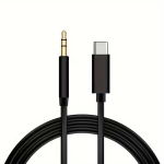 Καλώδιο Ήχου USB-C σε AUX Jack 3,5 mm 1m – Μαύρο