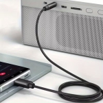Καλώδιο Ήχου USB-C σε AUX Jack 3,5 mm 1m – Μαύρο