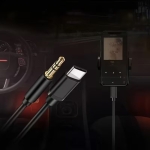Καλώδιο Ήχου USB-C σε AUX Jack 3,5 mm 1m – Μαύρο