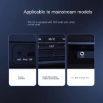 Καλώδιο Ήχου USB-C σε AUX Jack 3,5 mm 1m – Μαύρο