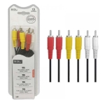 Kαλώδιο RCA - 306A - 3xRCA male/3xRCA male - 1.5m