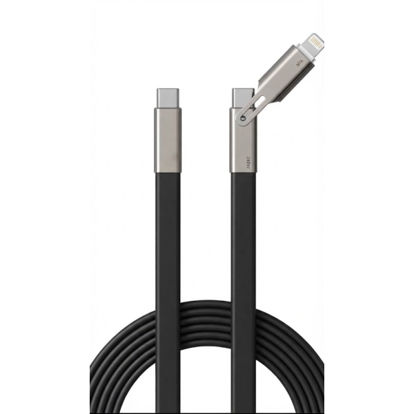 Καλώδιο Ταχείας Φόρτισης USB-C σε Lightning 140W 1,5m με Εύκαμπτο Βύσμα TREQA CA-8007