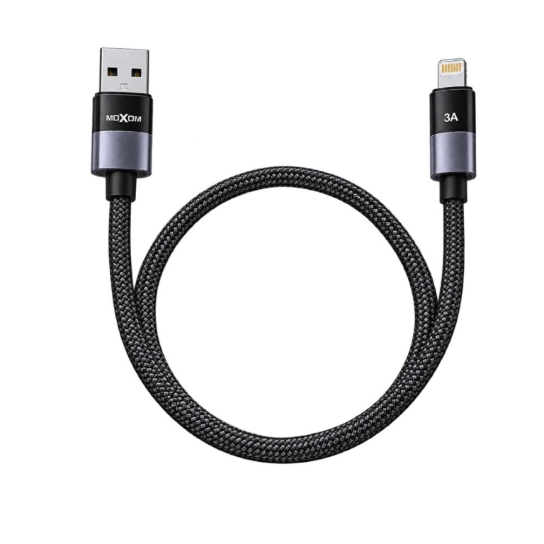 Καλώδιο USB-A σε Lightning Moxom με πλέξη Mx-Cb384