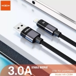 Καλώδιο USB-A σε Lightning Moxom με πλέξη Mx-Cb384