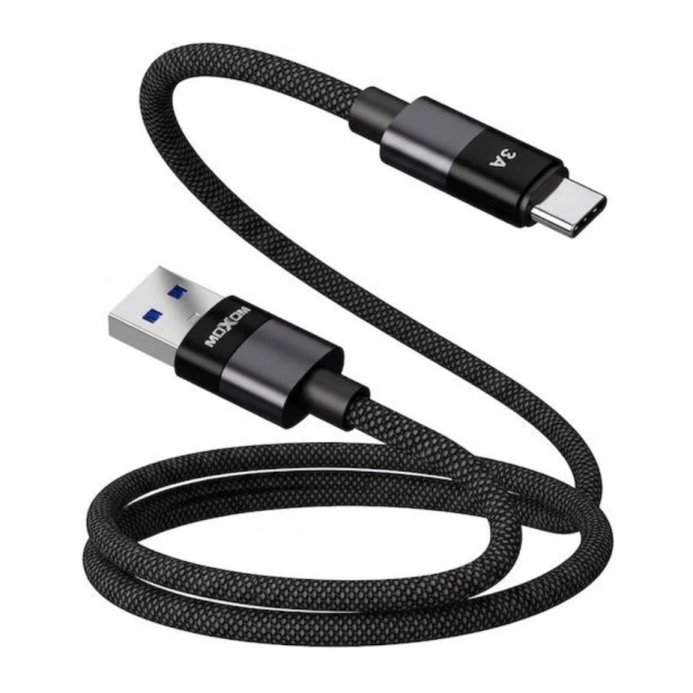 Καλώδιο USB-C σε USB-A Moxom 1 m με πλέξη Mx-Cb384 022485