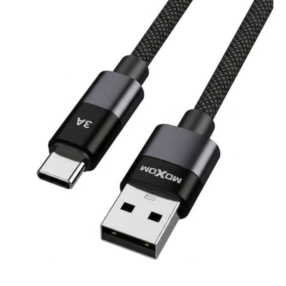 Καλώδιο USB-C σε USB-A Moxom 1 m με πλέξη Mx-Cb384 022485