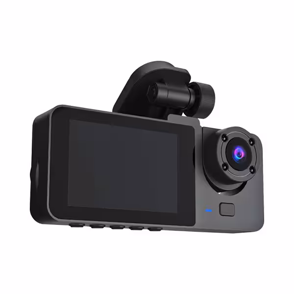 Κάμερα Αυτοκινήτου DVR 3 Καναλιών Full HD 1080P με Οθόνη IPS 2", Νυχτερινή Καταγραφή και Ανίχνευση Κίνησης - Y15