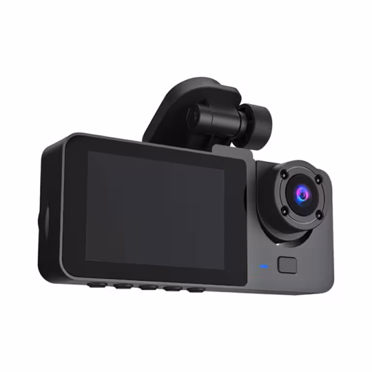 Κάμερα Αυτοκινήτου DVR 3 Καναλιών Full HD 1080P με Οθόνη IPS 2", Νυχτερινή Καταγραφή και Ανίχνευση Κίνησης - Y15