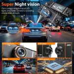 Κάμερα Καταγραφής Αυτοκινήτου DVR D65 Wi-Fi 1080p με Πίσω Κάμερα
