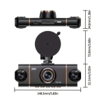 Κάμερα Καταγραφής Αυτοκινήτου DVR D65 Wi-Fi 1080p με Πίσω Κάμερα