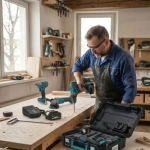LY Tools Σετ 3 σε 1 Τροχός, Παλμικό Μπουλονόκλειδο, Κρουστικό Δράπανο με 2 Μπαταρίες 88V