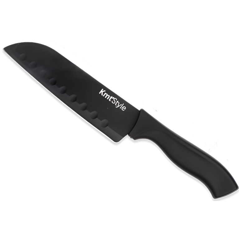 Μαχαίρι Santoku Μαύρο 29,5cm Kmt Style 2407448