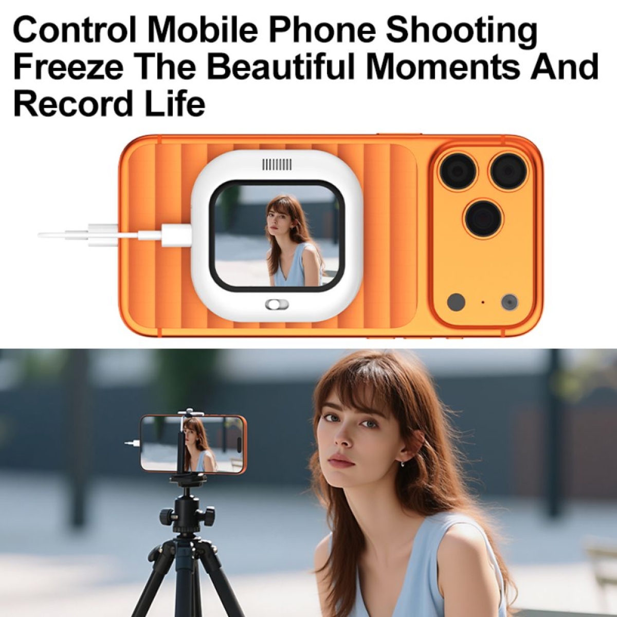 Μαγνητική οθόνη selfie X3 2,01″ για smartphone