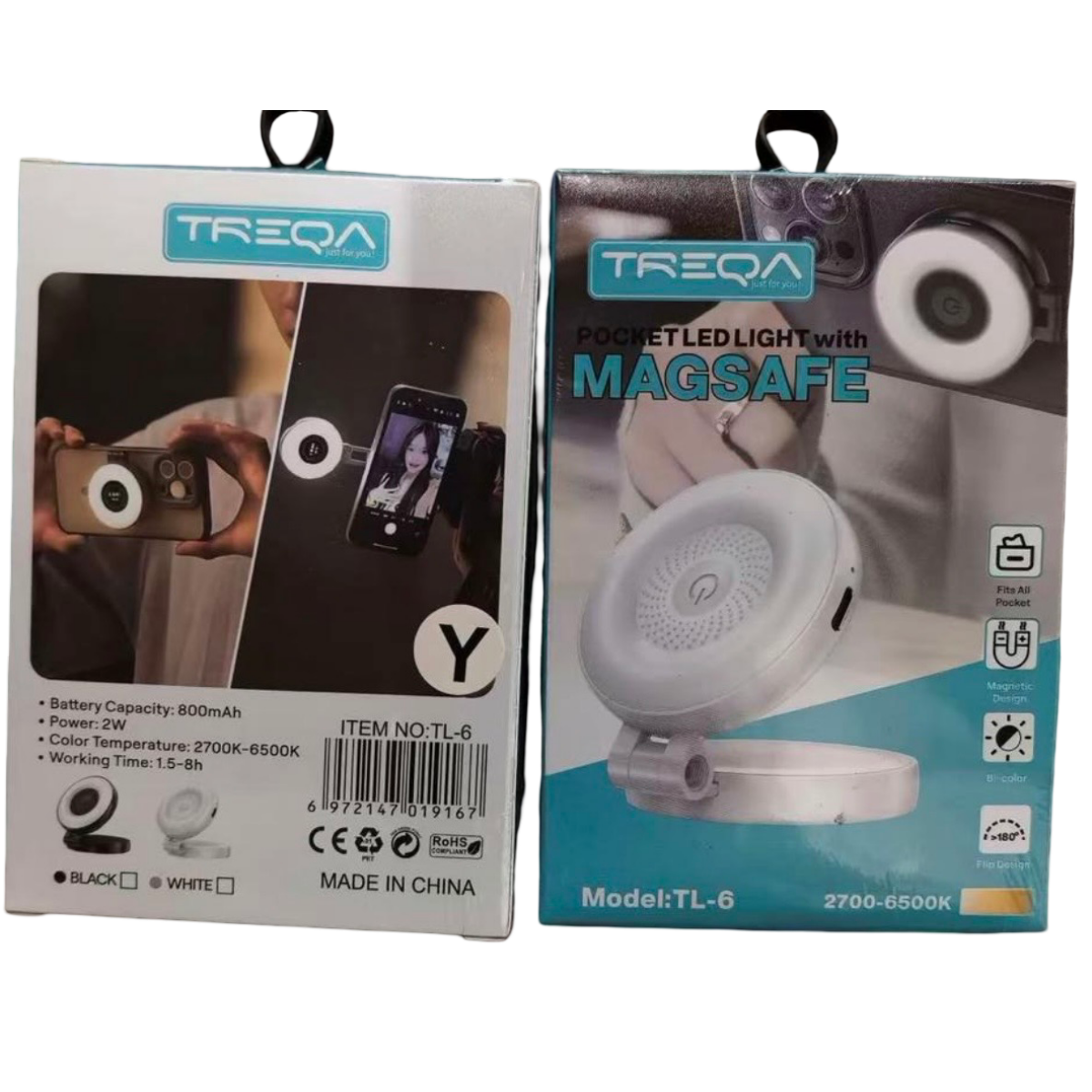 Μαγνητικό LED Φωτιστικό Κινητού Pocket Light MagSafe Treqa TL-6 - Image 2