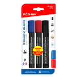 Μαρκαδόροι Ανεξίτηλοι 1-5mm Σετ 3 Τεμαχίων Motarro MC032-5