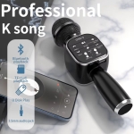 Μικρόφωνο Καραόκε Bluetooth DS-813 με Ηχείο και LED