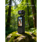 Mini Action Camera 4K με Περιστρεφόμενο Φακό 360° και Οθόνη 1.97" DV08 - Image 5